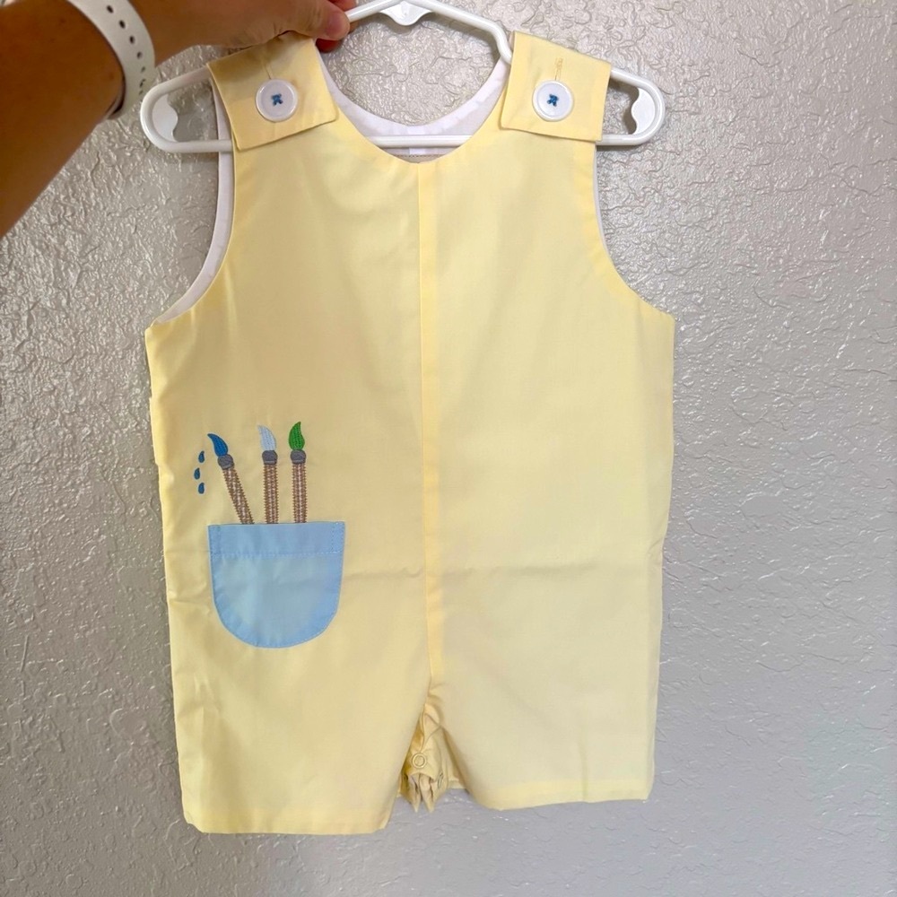 NWOT The Beaufort Bonnet Company Toddler Romper Sz 18-24 months